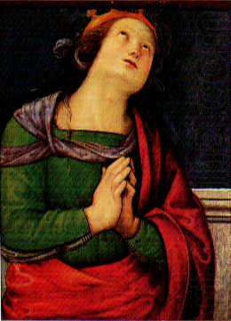 Saint Flavia, PERUGINO, Pietro